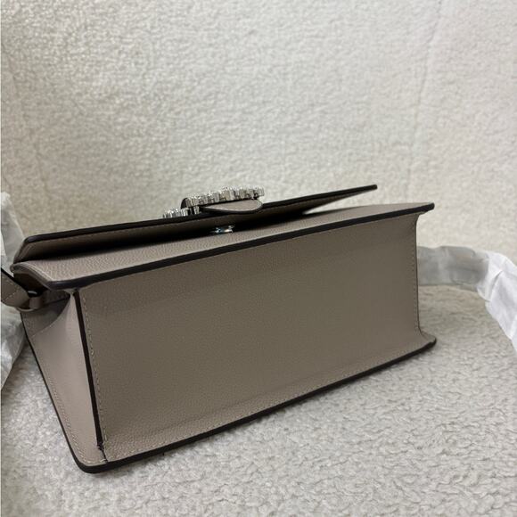 Jimmy choo leather Cheri crossbody bag grey - Picture 9 of 10